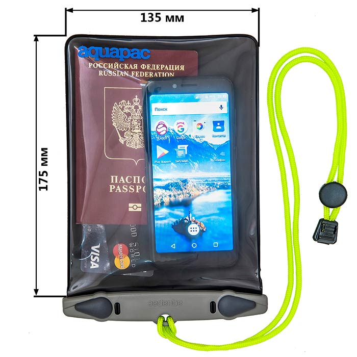 Водонепроницаемый чехол Aquapac 649 - Mini Whanganui Case (Black)